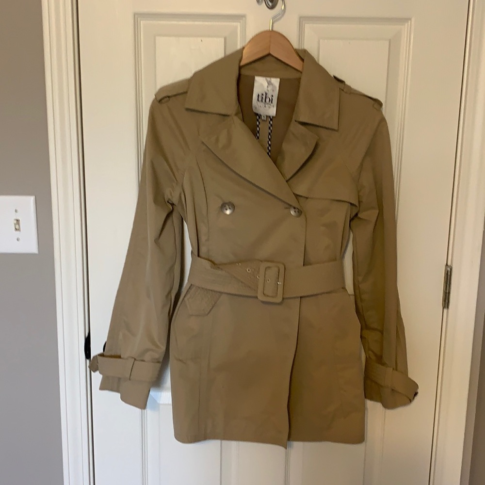 Tibi Tan Trench Coat